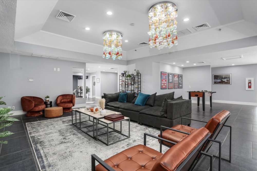 Modern-Style Living Room at GoodHomes Detroit in Detroit, Michigan