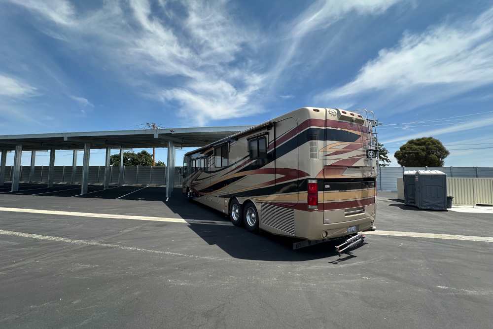 RV storage available at Rio Vista Executive RV and Boat Storage in Rio Vista, California. 