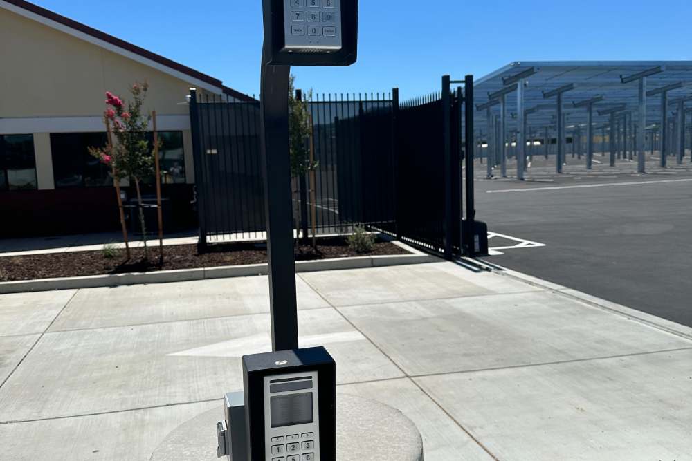 Large storage units at Rio Vista Executive RV and Boat Storage in Rio Vista, California. 
