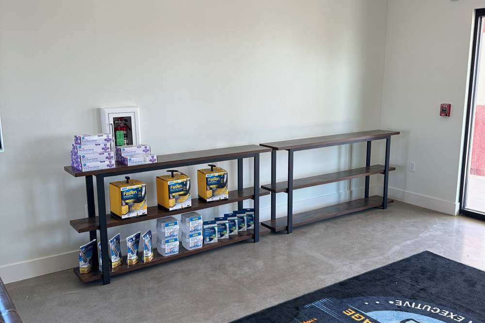 Storage supplies at Rio Vista Executive RV and Boat Storage in Rio Vista, California. 