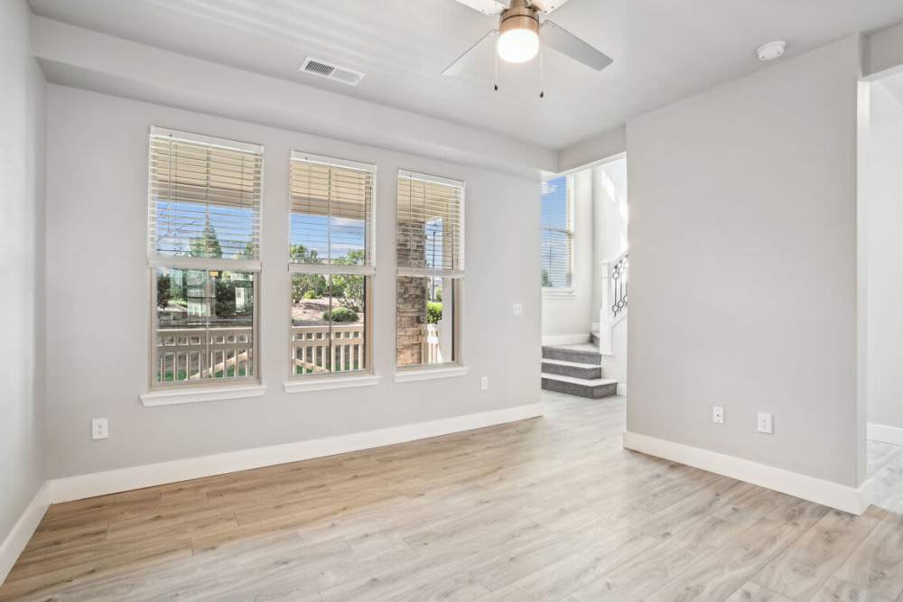 Open dining room at The Apartments at Brayden in Fort Mill, South Carolina