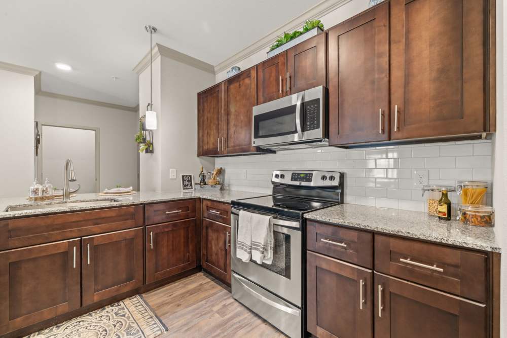 Wide Clean kitchen in  Caliber at Hyland Village in Westminster, Colorado