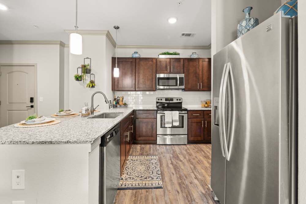 Kitchen with complete equipment in {location_name}} in Westminster, Colorado
