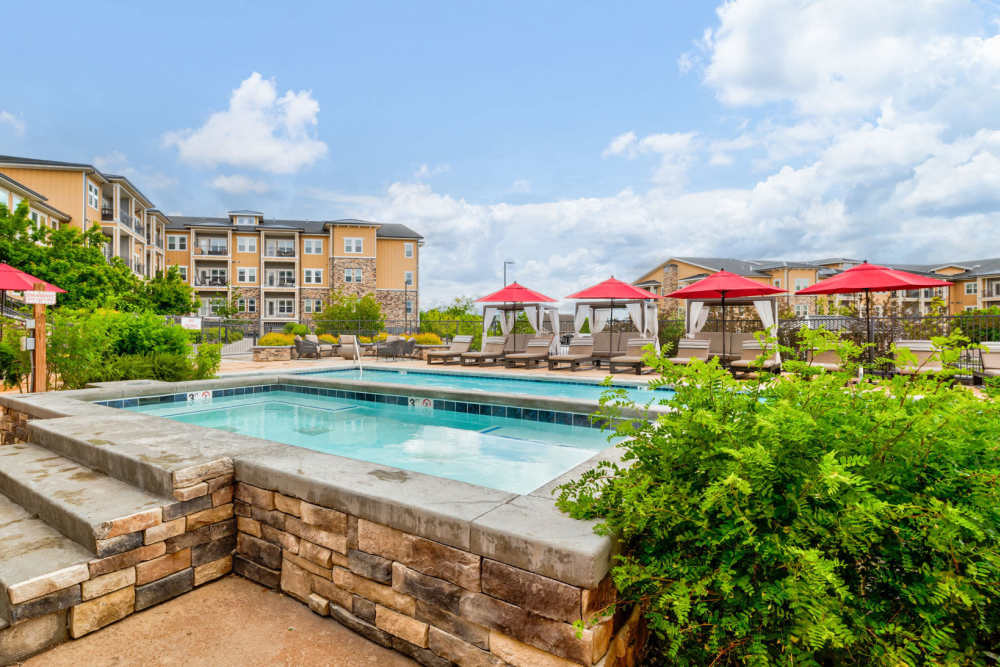 Large pool in Caliber at Hyland Village in Westminster, Colorado