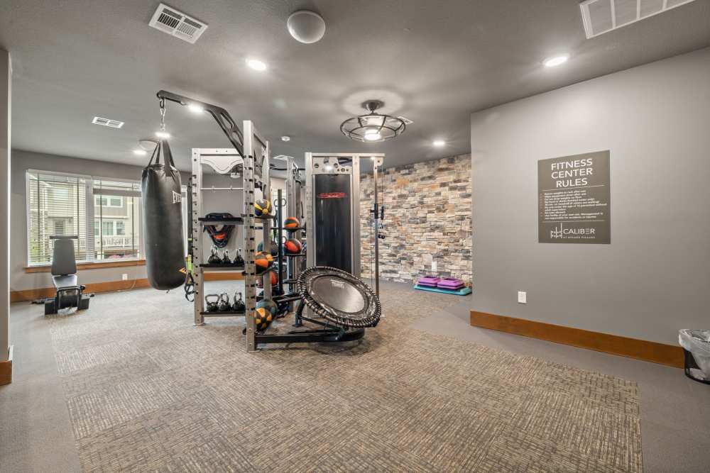 Spacious Gym in Caliber at Hyland Village in Westminster, Colorado