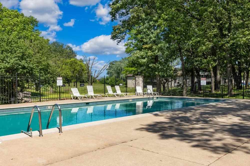 Swimming pool at Tanglewood Apartments in Hammond, Indiana