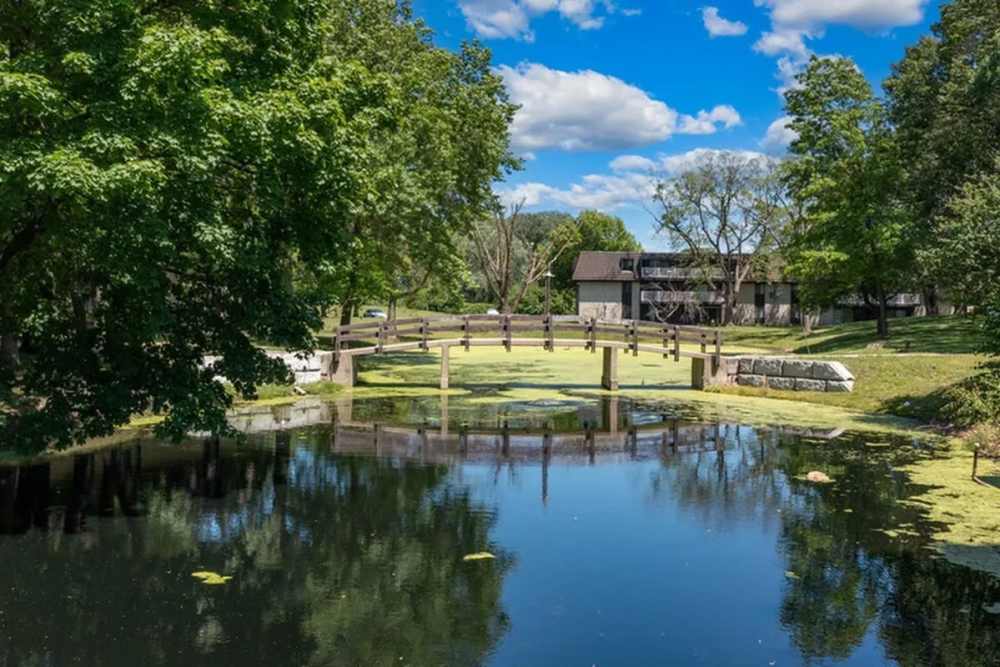 Outdoor view of the property at Tanglewood Apartments in Hammond, Indiana