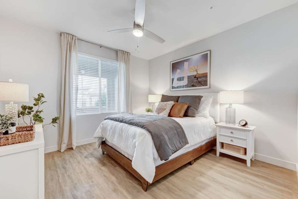 Bedroom with light accents Prosper 89 in Las Vegas, Nevada