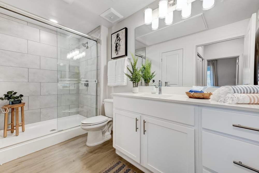 Bathroom with white accents Prosper 89 in Las Vegas, Nevada