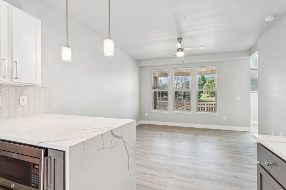 Modern countertops at The Apartments at Brayden in Fort Mill, South Carolina