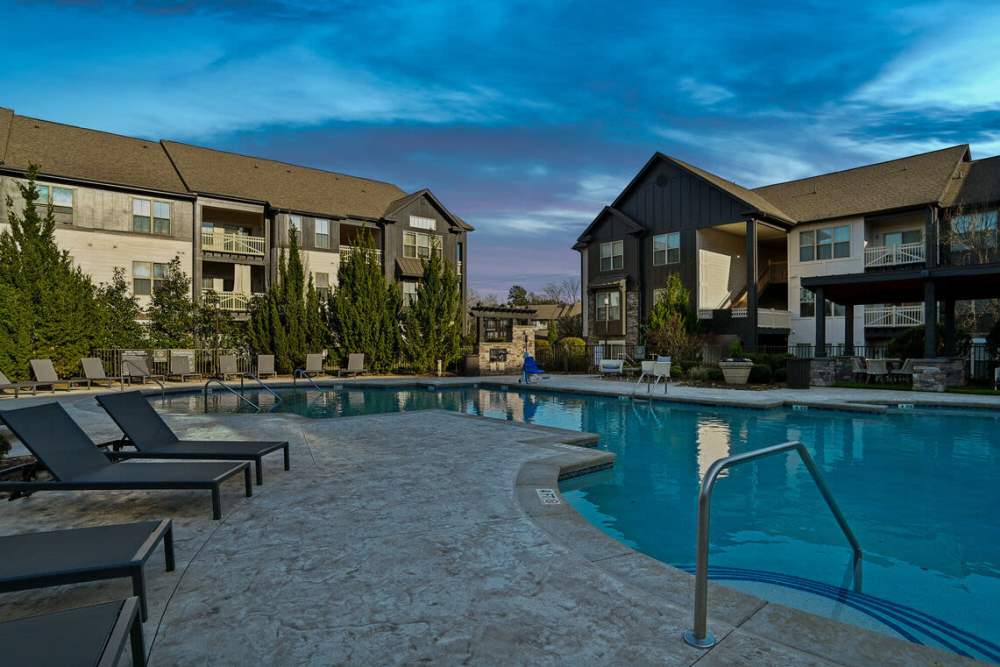 Expansive pool at The Apartments at Brayden in Fort Mill, South Carolina