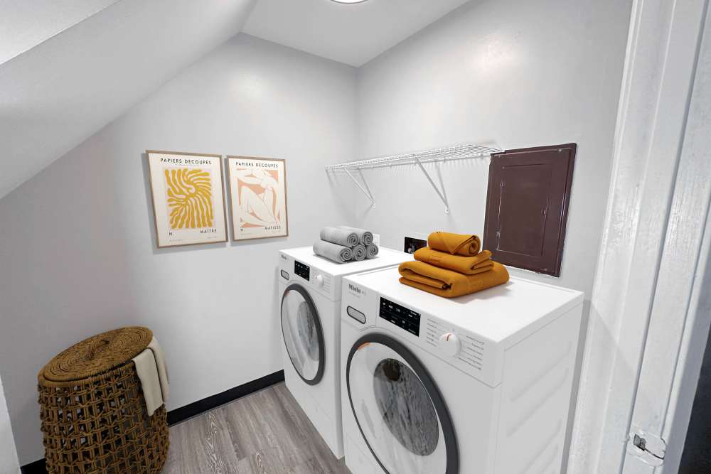 Washer and dryer at Eden Brooke Townhomes in Columbus, Ohio