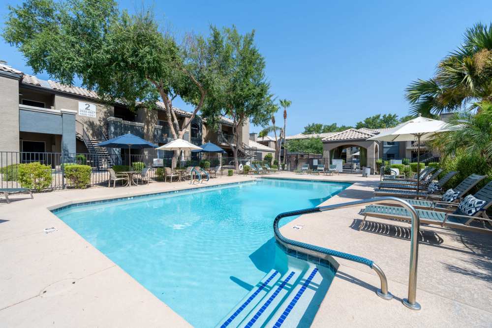 Nice pool at Crestone at Shadow Mountain in Phoenix, Arizona