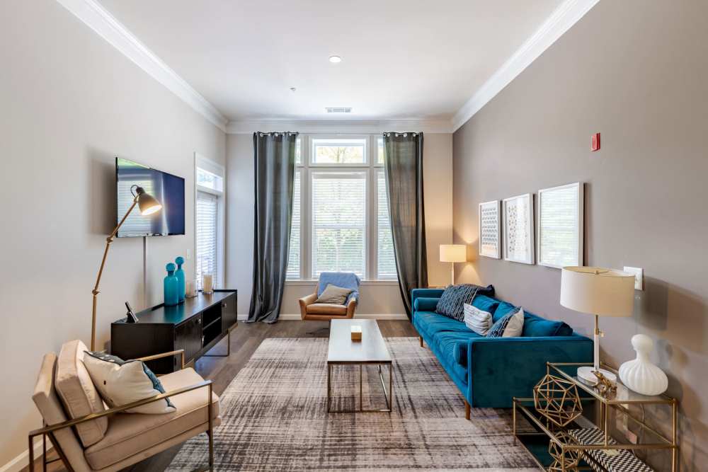 Modern living space at Echelon at Odenton in Odenton, Maryland