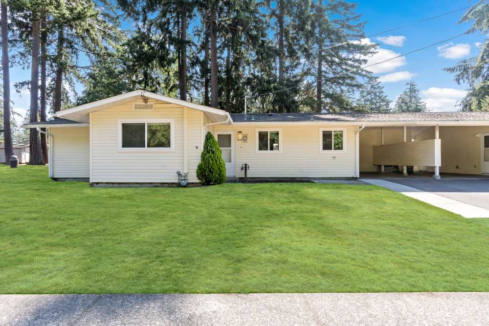 Exterior of duplex style home