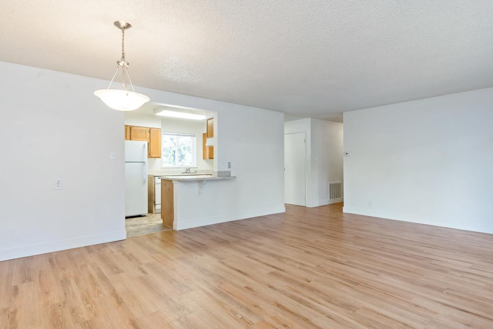Open Concept Living and Dining Room