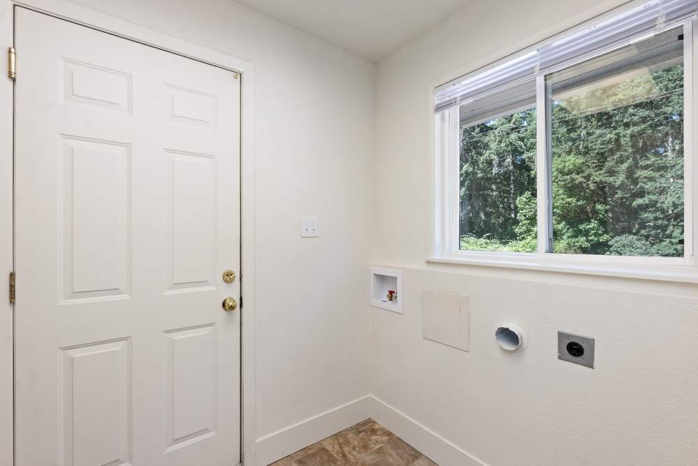 Laundry Room with Washer/Dryer Connections