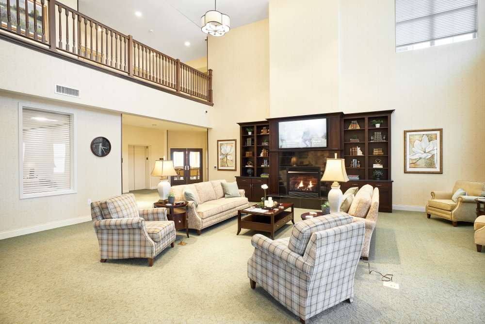 Community gathering spaces at Legacy Living Defiance in Defiance, Ohio