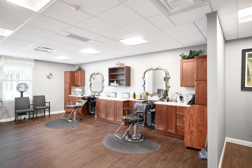 Hair salon at Legacy Living Defiance in Defiance, Ohio