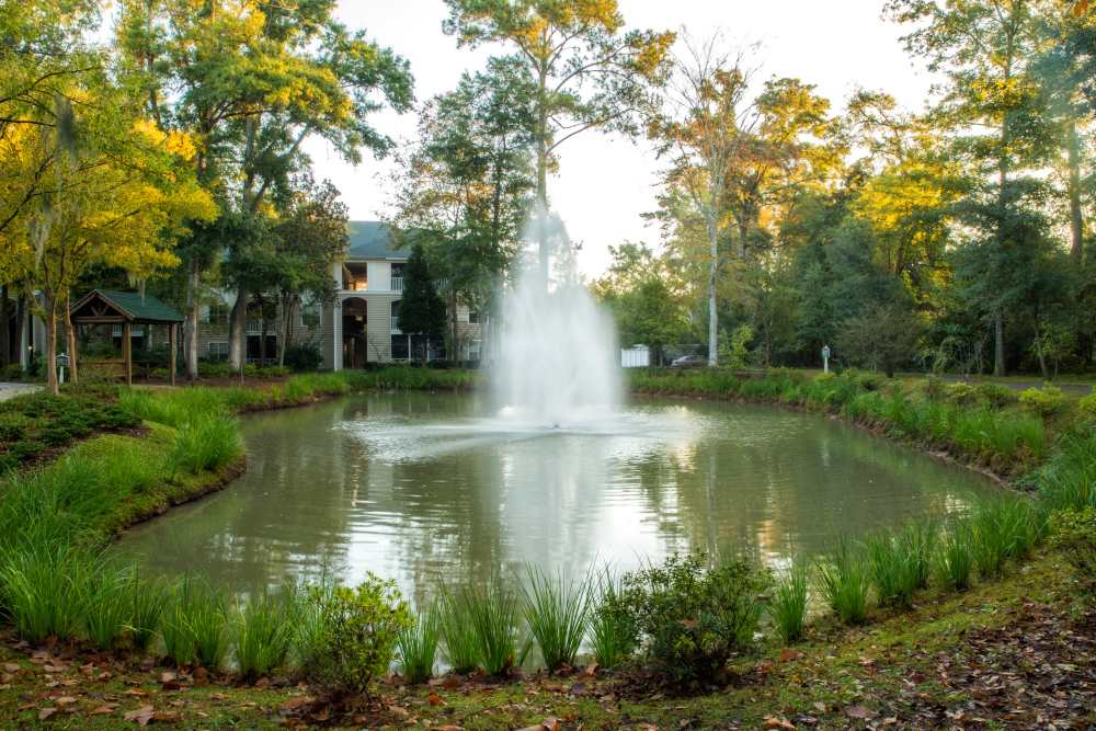Water fountain at The Grove at Oakbrook in Summerville, South Carolina
