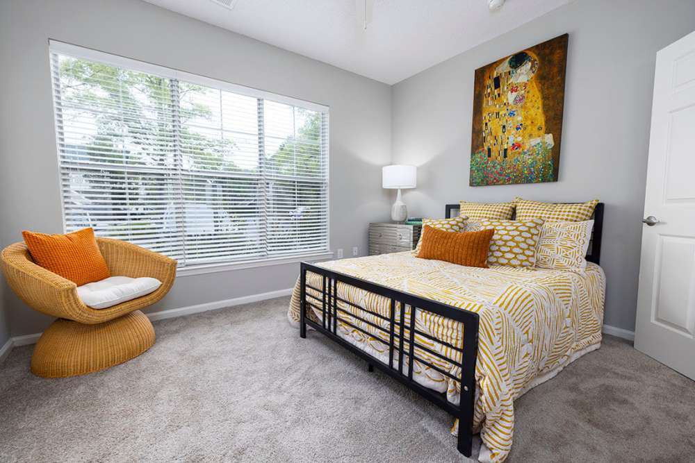 Master bedroom at Heron Reserve in Charleston, South Carolina