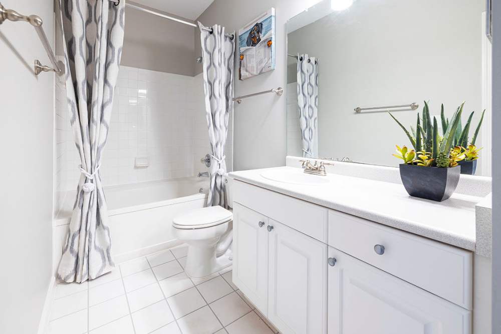 Luxurious bathroom at Heron Reserve in Charleston, South Carolina