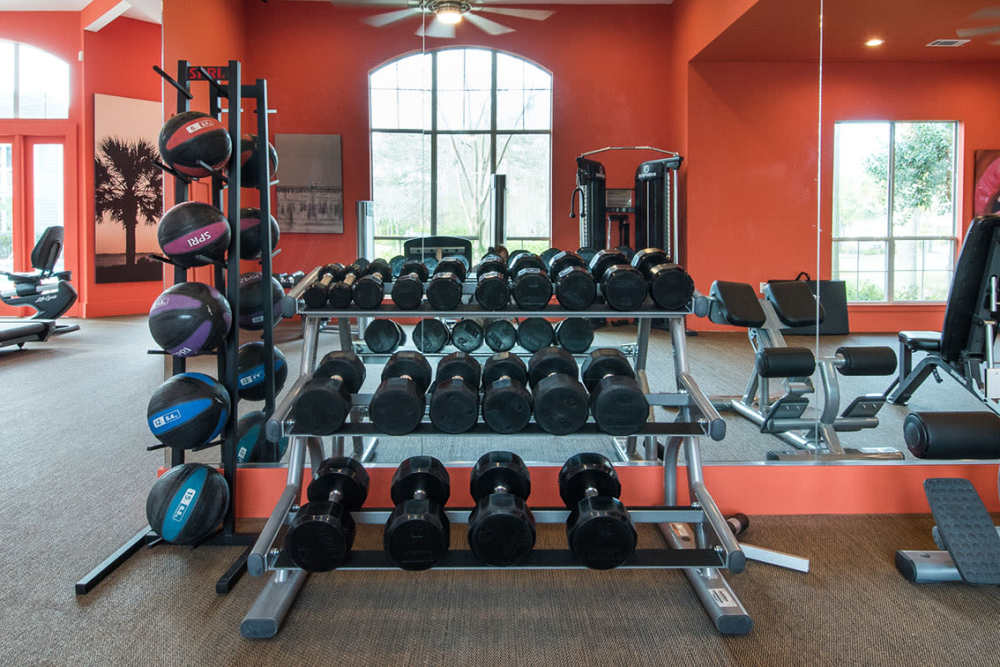 Fitness center at Heron Reserve in Charleston, South Carolina