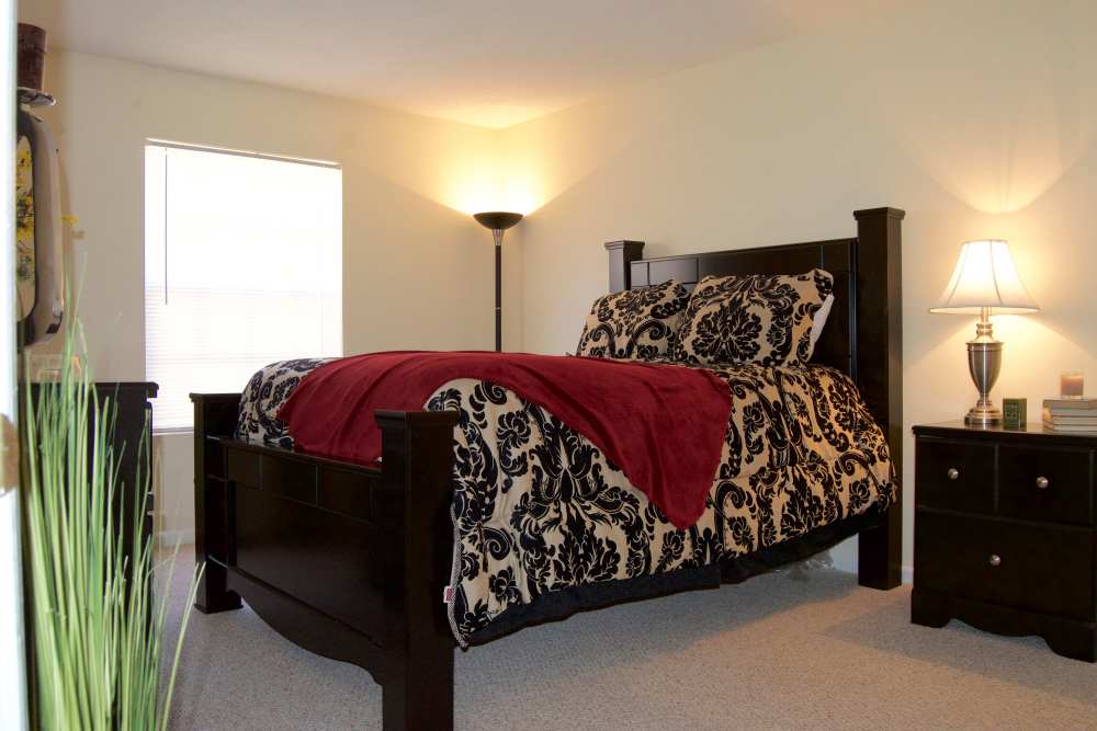 Bedroom at Cambridge Apartments in Athens, Georgia