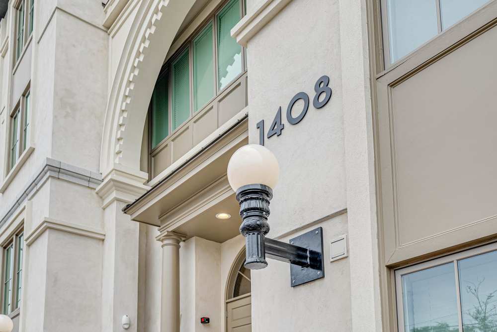 Entrance at The Addie in Savannah, Georgia