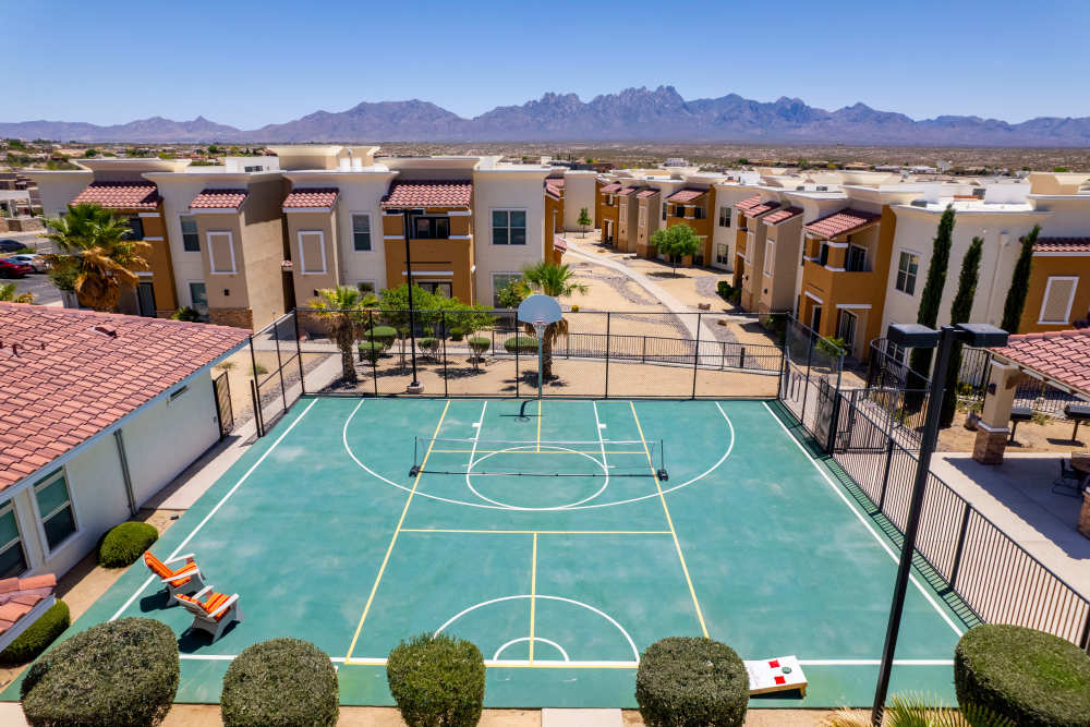 Basketball court at Sonoma Palms in Las Cruces, New Mexico