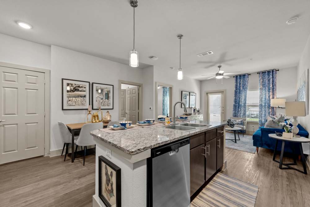 Counter top view at Grand At Cibolo in Cibolo, Texas
