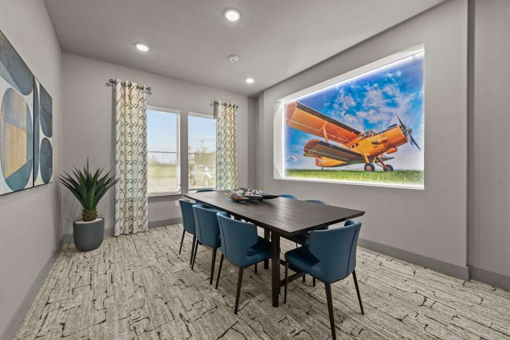 Spacious conference room at Grand At Cibolo in Cibolo, Texas