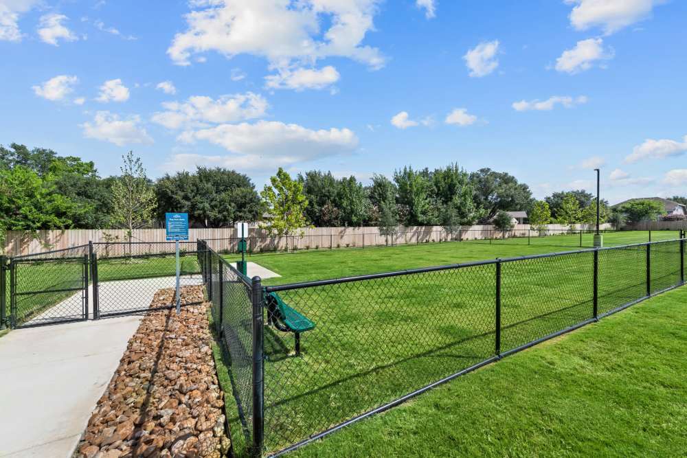 Spacious Dog park at Grand At Cibolo in Cibolo, Texas