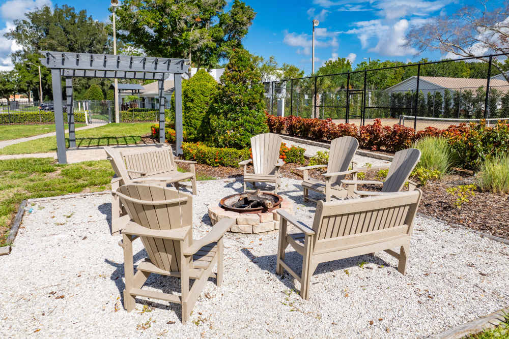 Fitness center at Four Lakes at Clearwater in Clearwater, Florida