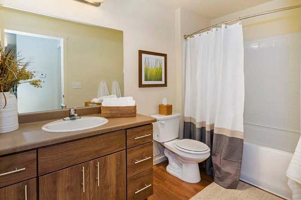 Bathroom at Copper Valley in Puyallup, Washington