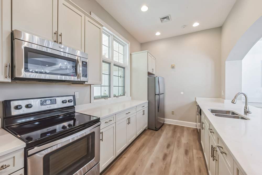 Kitchen with sink at Eagle Rock Apartments at Malvern in Malvern, Pennsylvania