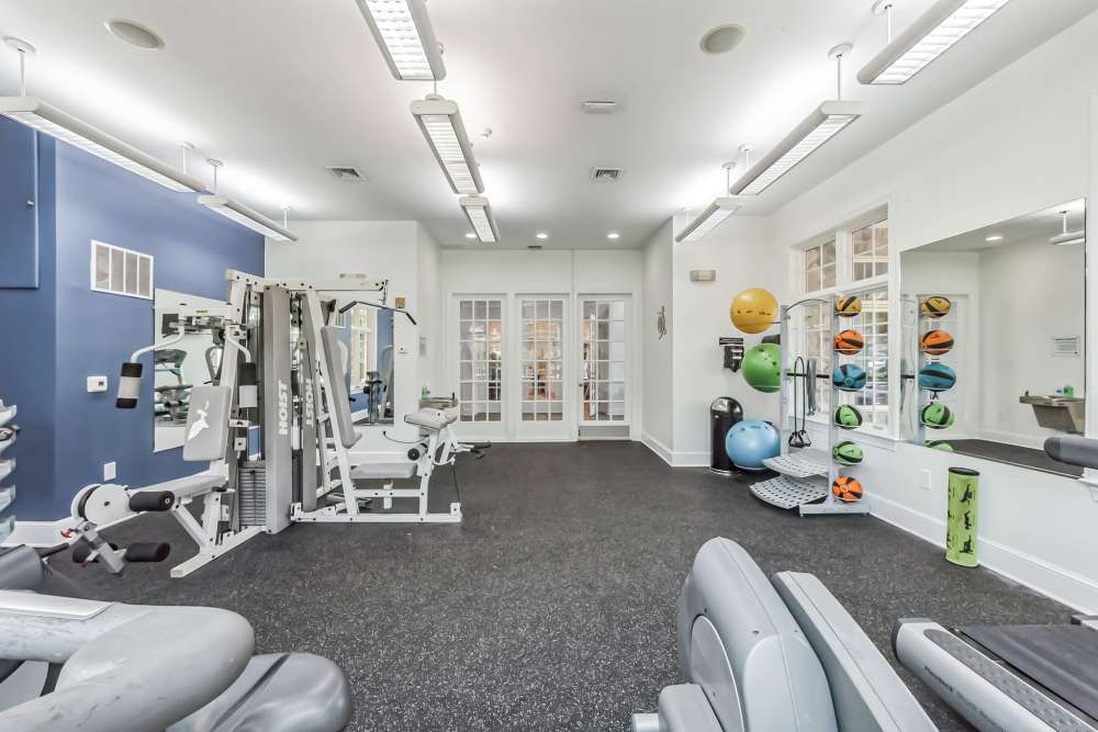 Indoor Gym at Eagle Rock Apartments at Malvern in Malvern, Pennsylvania