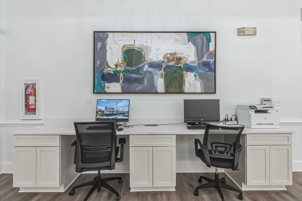 Office Area at Eagle Rock Apartments at Malvern in Malvern, Pennsylvania