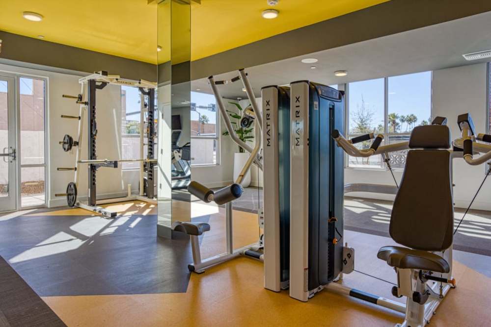 Fitness center at Lucent Scottsdale in Scottsdale, Arizona