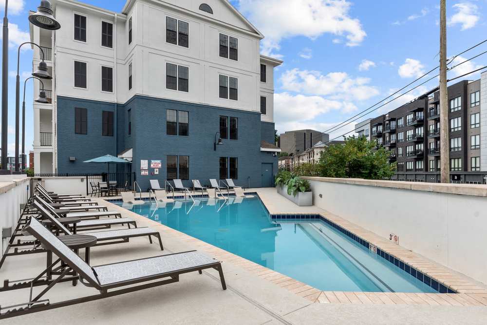 Pool at Duet in Nashville, Tennessee
