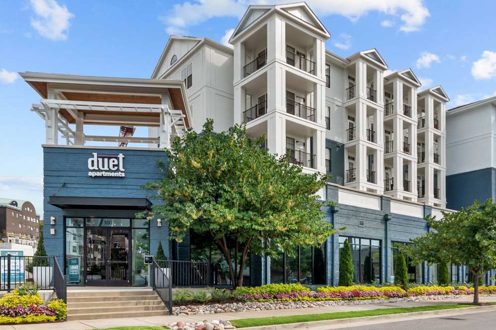 Amazing exterior view of Apartments at Duet in Nashville, Tennessee