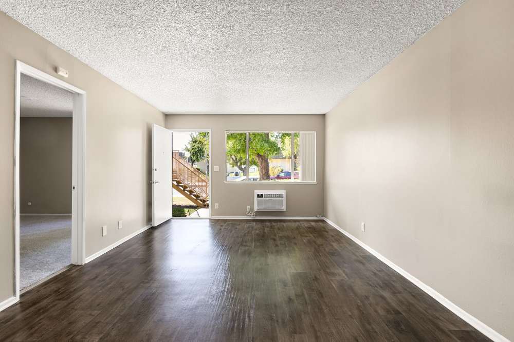 Hardwood-style flooring at Reseda Village Green in Reseda, California