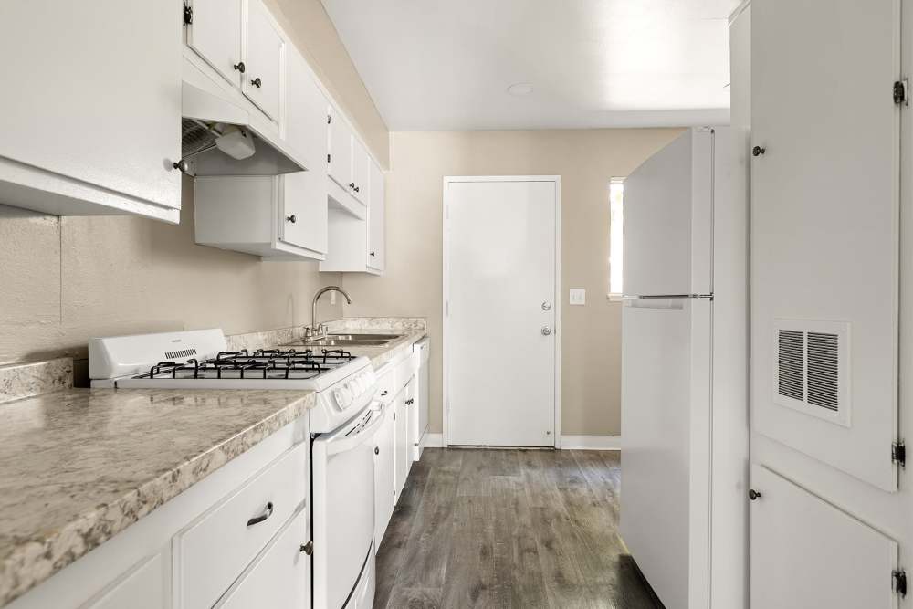 Appliance kitchen at Reseda Village Green in Reseda, California