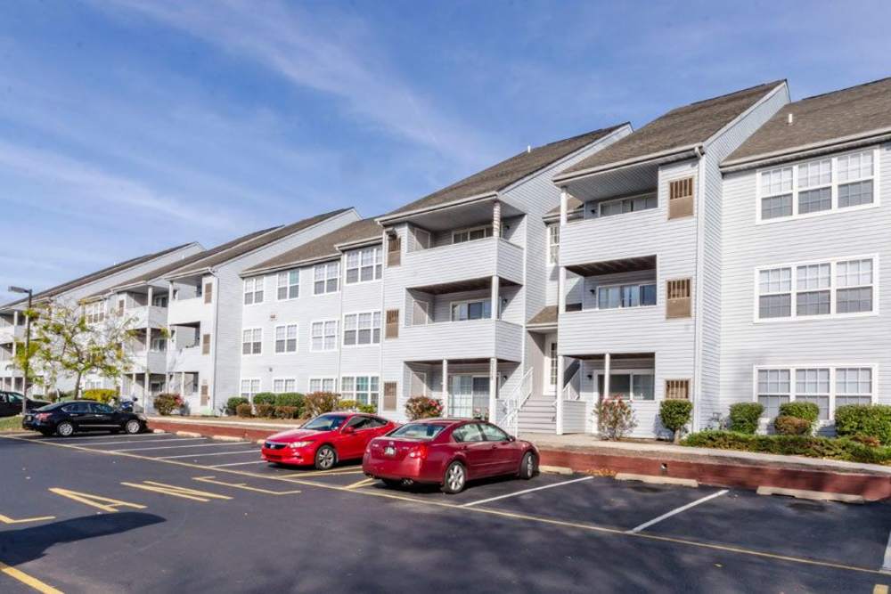 Lots of parking at Cannon Mills & Westover in Dover, Delaware