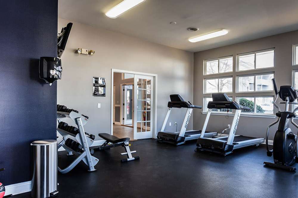 State-of-the-art fitness center at Cannon Mills & Westover in Dover, Delaware