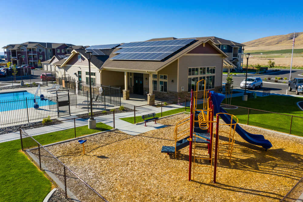 Playground near the pool at Copper Mountain in Richland, Washington
