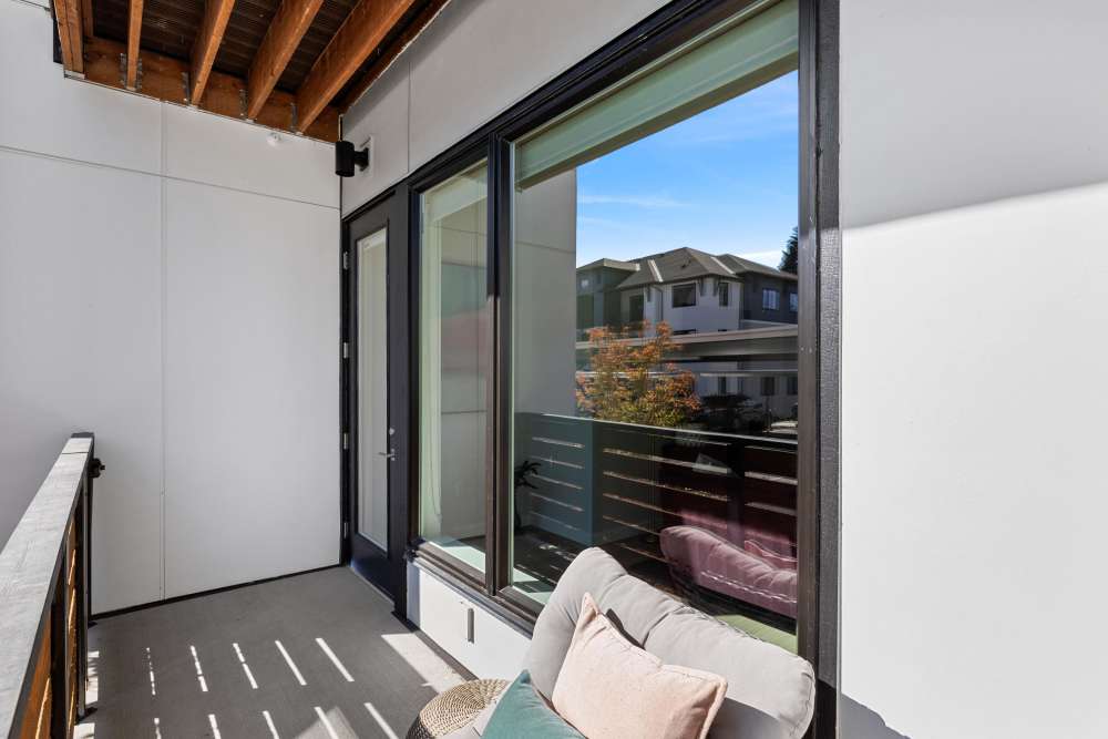 Private patio at The Highlands at Silverdale in Silverdale, Washington