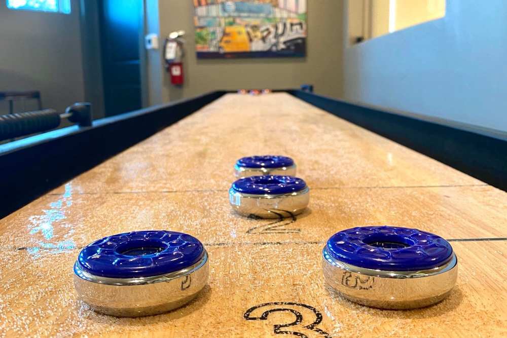 Shuffle Board at MELA in San Antonio, Texas