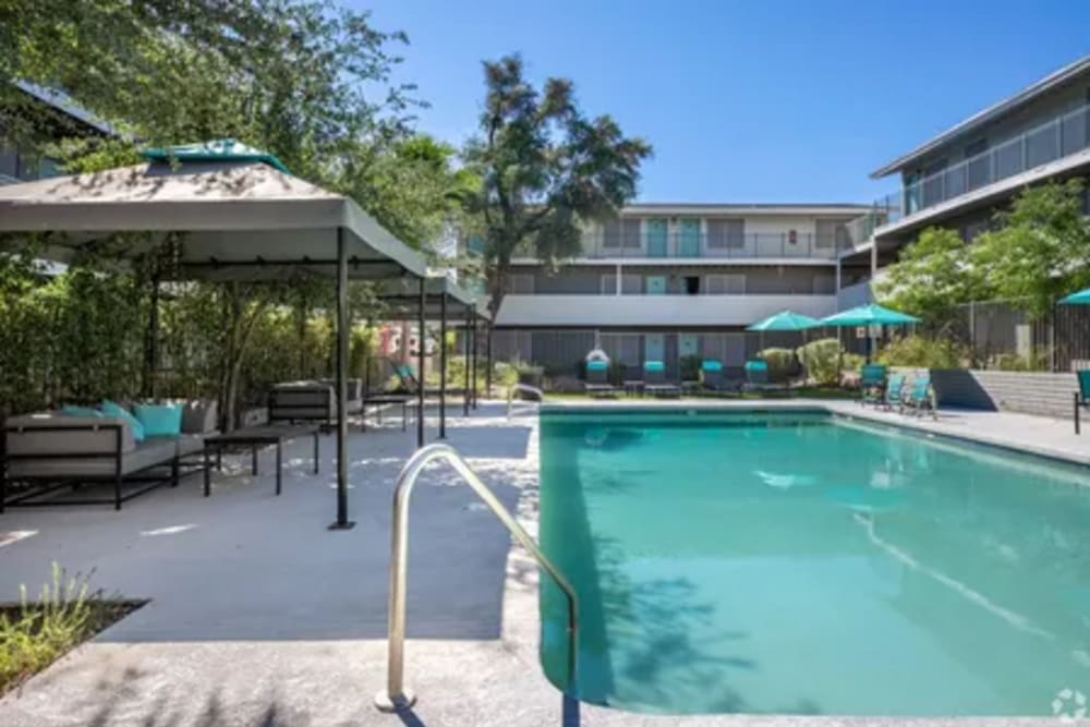 Community pool at Collins Off Colter in Phoenix, Arizona