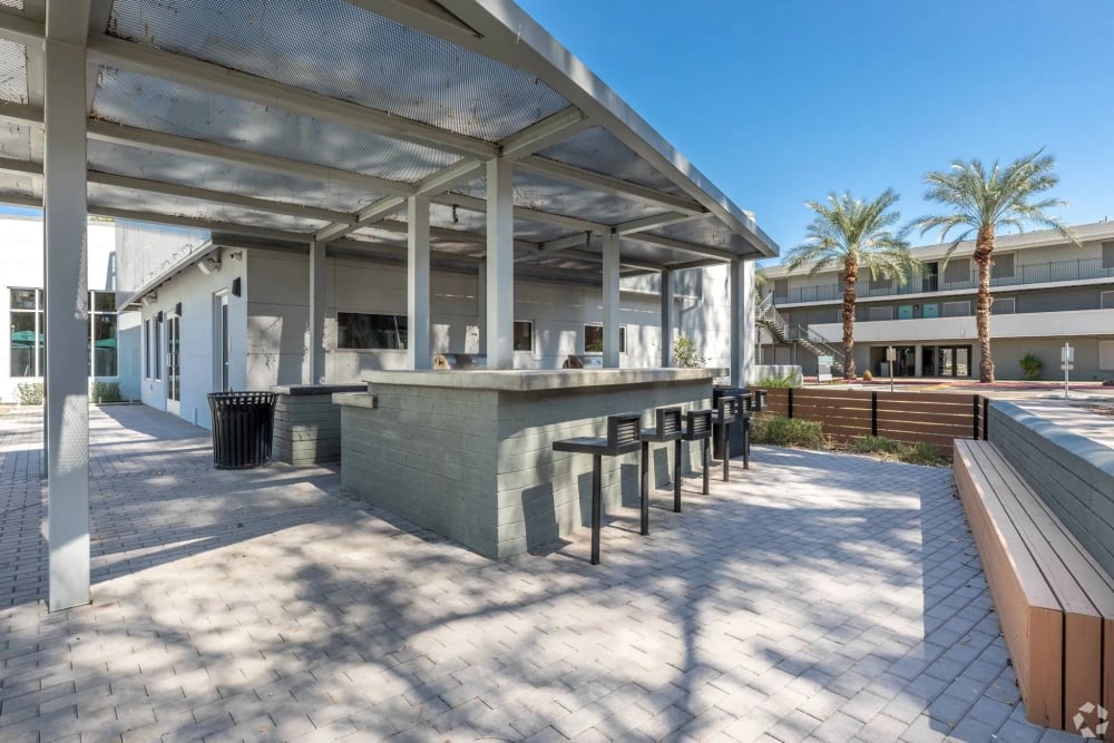 Community BBQ area of Collins Off Colter in Phoenix, Arizona